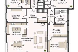 Premium-Wohnen mit „Haus-im-Haus“-Gefühl: Private Gartenresidenz am Nymphenburger Schlosspark – Die vollständige Adresse der Immobilie erhältst du vom Anbieter., 80639 Nymphenburg, München – Vorschaubild 16