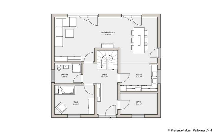 Grundriss Erdgeschoss