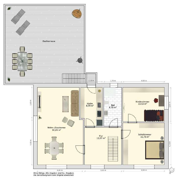 Grundriss Obergeschoss