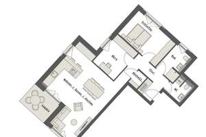 THERESE 4 - Großzügige 3-Zimmer-Wohnung mit sonniger Loggia – Die vollständige Adresse der Immobilie erhältst du vom Anbieter., 89231 Neu-Ulm – Vorschaubild 4
