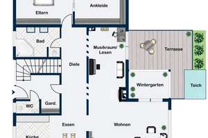 Außergewöhnliches Architektenhaus in Feldrandlage – Die vollständige Adresse der Immobilie erhältst du vom Anbieter., 65510 Hünstetten – Vorschaubild 23