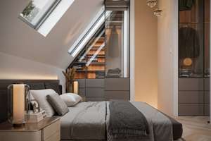 Penthouse-Feeling im Neubau: Maisonette-Wohnung mit privater Dachterrasse