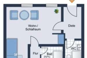 Möblierte Studio-Wohnung mit eigenem Eingang und Gartennutzung in Essen-Kettwig – Die vollständige Adresse der Immobilie erhältst du vom Anbieter., 45219 Kettwig, Essen – Vorschaubild 5