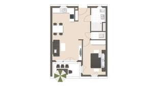 BESICHTIGUNG, Sonntag 11-13 Uhr - Schöne 2-Zimmer Wohnung im 1. OG! (12) – 79115 Haslach-Gartenstadt, Freiburg im Breisgau – Vorschaubild 2