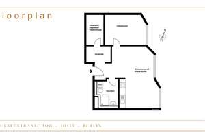Fabulous 2 room (+int. Study)  apartment in the renowned Living 108. Immediately available ! – Chausseestrasse 108, 10115 Mitte (Ortsteil), Berlin – Vorschaubild 12