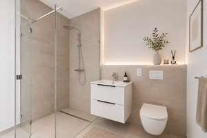 Haus im Haus - Neubau – Erstbezug:       4-Zimmer-Erdgeschosswohnung mit  300 m² großem  Süd-West... – Die vollständige Adresse der Immobilie erhältst du vom Anbieter., 22549 Osdorf, Hamburg – Vorschaubild 6