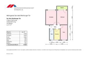 Wir renovieren...Sie entscheiden! Neu sanierte 3-Raum-Wohnung mit Balkon – Vor dem Nienburger Tor 22, 6406 Bernburg (Saale) – Vorschaubild 7