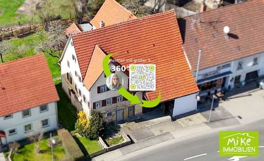 Sanierungsobjekt oder Baugrundstück mit Potenzial – Charmantes Anwesen im Herzen von Würtingen