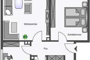 3-Zimmer-Wohnung in Hamm Bockum-Hövel – Adlerstraße 20, 59075 Bockum-Hövel, Hamm – Vorschaubild 2