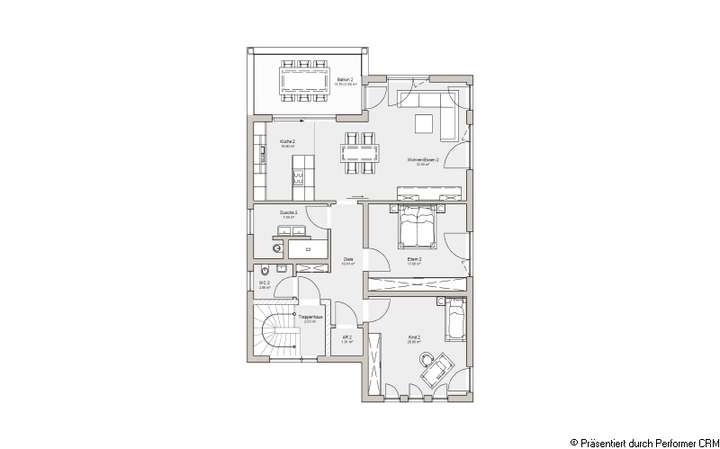 Grundriss Obergeschoss