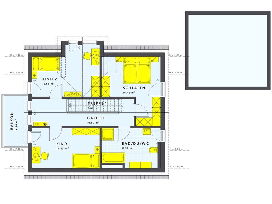 Grundriss DG 