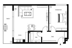 Optionen für die Zukunft: 
"Gepflegte 2-Zimmer-Wohnung mit Perspektive in Wentorf" – Die vollständige Adresse der Immobilie erhältst du vom Anbieter., 21465 Wentorf bei Hamburg – Vorschaubild 7
