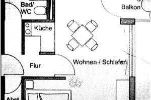 Helles + ruhiges 1,5 Zi.- Appart. mit Balkon in optimaler Lage – 70178 Rotebühl, Stuttgart – Vorschaubild 9