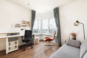 Lehrter Straße, Moabit: Modernes Micro-Living im 16. OG mit Concierge, Gym & Gemeinschafts-Terrasse