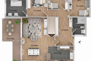 MAISONETTE-WOHNUNG MIT DACHTERRASSE, KAMIN UND OUTDOOR LIVING IN LUDWIGSHAFEN-RHEINGÖNHEIM – 67067 Rheingönheim, Ludwigshafen am Rhein – Vorschaubild 13