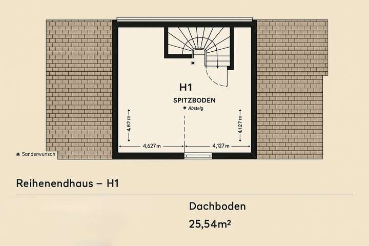 Grundriss - Dachgeschoss