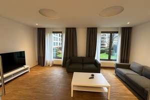 Luxuriöse möblierte Wohnung in Düsseldorf-Unterbilk mit Tiefgaragenstellplatz