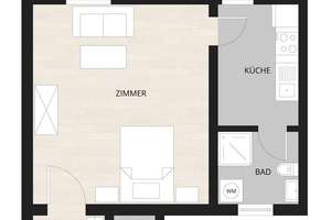 Kapitalanlage in gefragter Lage – Vermietetes 1-Zimmer-Apartment in Darmstadt-Eberstadt – Die vollständige Adresse der Immobilie erhältst du vom Anbieter., 64297 Eberstadt, Darmstadt – Vorschaubild 7