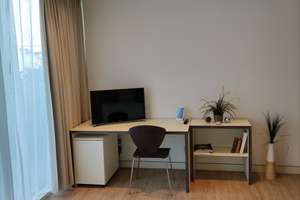 SAM - OLYMPIA TOWER: Modernes Apartment im Erdgeschoss exklusiv möbliert – Helene-Mayer-Ring 4, 80809 Am Riesenfeld, München – Vorschaubild 5