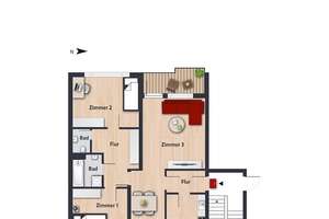 familienfreundliche Wohnung sucht neuen Mieter // 2. OG links – Halberstädter Str. 12, 38444 Westhagen, Wolfsburg – Vorschaubild 9