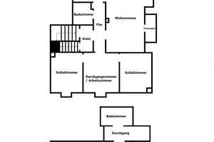 120 qm-Altbauwohnung mit besonderem Flair - 2 Bäder und Balkon - Nähe Amtsgericht – Arndtstr. 38a, 58097 Mittelstadt, Hagen – Vorschaubild 2