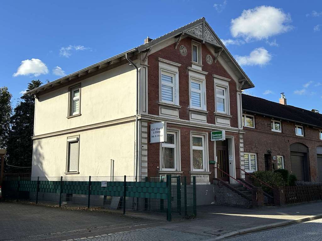 Immobilie in Hamburg - Kleines Wohn.- und Geschäftshaus in HH-Kirchsteinbek zu verkaufen - Bild 0