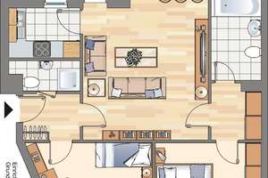 3-Zimmer-Wohnung in Gelsenkirchen Feldmark – Robert-Geritzmann-Höfe 24, 45883 Feldmark, Gelsenkirchen – Vorschaubild 16