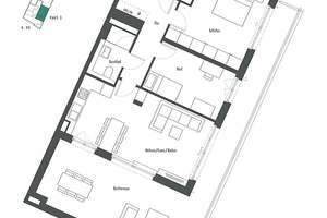 Dachterrassentraum mit 3-Zimmern und 2 Bädern in Parkausrichtung – Franz-Heubl-Straße 1, 81735 Waldtrudering, München – Vorschaubild 4