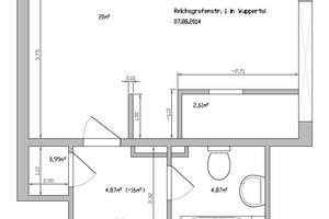 Einraumwohnung im Herzen der Stadt Wuppertal – Perfekt für Studierende & Kapitalanleger – Reichsgrafenstraße 1, 42119 Elberfeld, Wuppertal – Vorschaubild 12