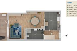 Gepflegtes Reihenhaus mit Potenzial – Die vollständige Adresse der Immobilie erhältst du vom Anbieter., 38259 Salzgitter-Bad, Salzgitter – Vorschaubild 22