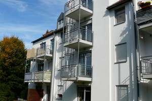Haunstetten,  möbliertes 1  Zi. - Appartement mit Balkon und TG, 