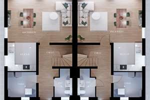 Neubau Kubus-Doppelhaushälfte, FBH, A+, Photovoltaik, Lüftung, Bodenplatte – Die vollständige Adresse der Immobilie erhältst du vom Anbieter., 59858 Weiden, Köln – Vorschaubild 3
