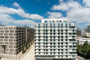 Voll möbliert und in bester Lage - Stilvoll eingerichtetes 1-Zimmer-Apartment im elevon! – Schultzweg 2, 20097 Hammerbrook, Hamburg – Vorschaubild 9