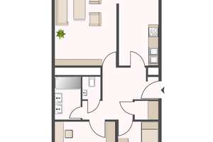 Moderne, sanierte 3,5-Zimmer-Wohnung mit tollem Westbalkon und TG-Stellplatz – Die vollständige Adresse der Immobilie erhältst du vom Anbieter., 70599 Asemwald, Stuttgart – Vorschaubild 18