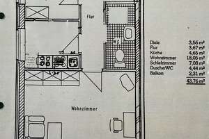 Schöne, helle 1,5-Zimmer Wohnung mit Balkon in Bielefeld-Gellershagen, provisionsfrei – Die vollständige Adresse der Immobilie erhältst du vom Anbieter., 33613 Schildesche, Bielefeld – Vorschaubild 10