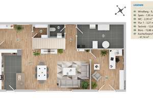 KfW-40 Haus in ruhiger Südhanglage - sofort einziehen statt bauen – Kaffeeberg 32, 86456 Gablingen – Vorschaubild 33