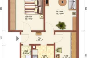 3-Zimmer-Glück mit Balkon in Zittau! – Görlitzer Straße 20, 2763 Zittau – Vorschaubild 2