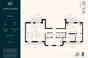 Exklusives Penthouse im Erstbezug mit vier Terrassen und Kamin im Herzen der City-West – Uhlandstraße 77, 10717 Wilmersdorf, Berlin – Vorschaubild 10