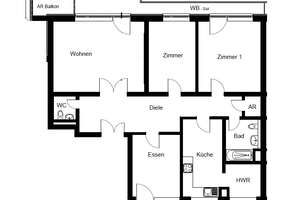 Direkt einziehen! 4 Zimmer mit Einbauküche, 2 Balkone & Blick ins Grüne, Duschbad, Gäste-WC, Aufzug – Klerschweg 7, 50968 Bayenthal, Köln – Vorschaubild 17