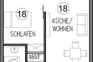 Südausrichtung - attraktive 2 Zimmer Wohnung mit Einbauküche und Balkon - Hafencity – Achtersteven 2, 26122 Bahnhofsviertel, Oldenburg (Oldenburg) – Vorschaubild 7