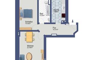 Freie 2 Zimmer Altbauwohnung mit Balkon und Stellplatz im Walstraßenviertel – Fregestraße 9, 4105 Zentrum-Nordwest, Leipzig – Vorschaubild 35
