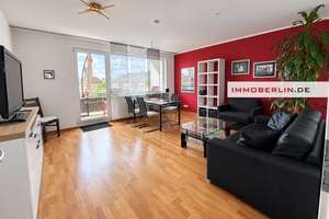 IMMOBERLIN.DE - Hell & gemütlich! Wohnung mit Südloggia & Lift nahe Tempelhofer Feld