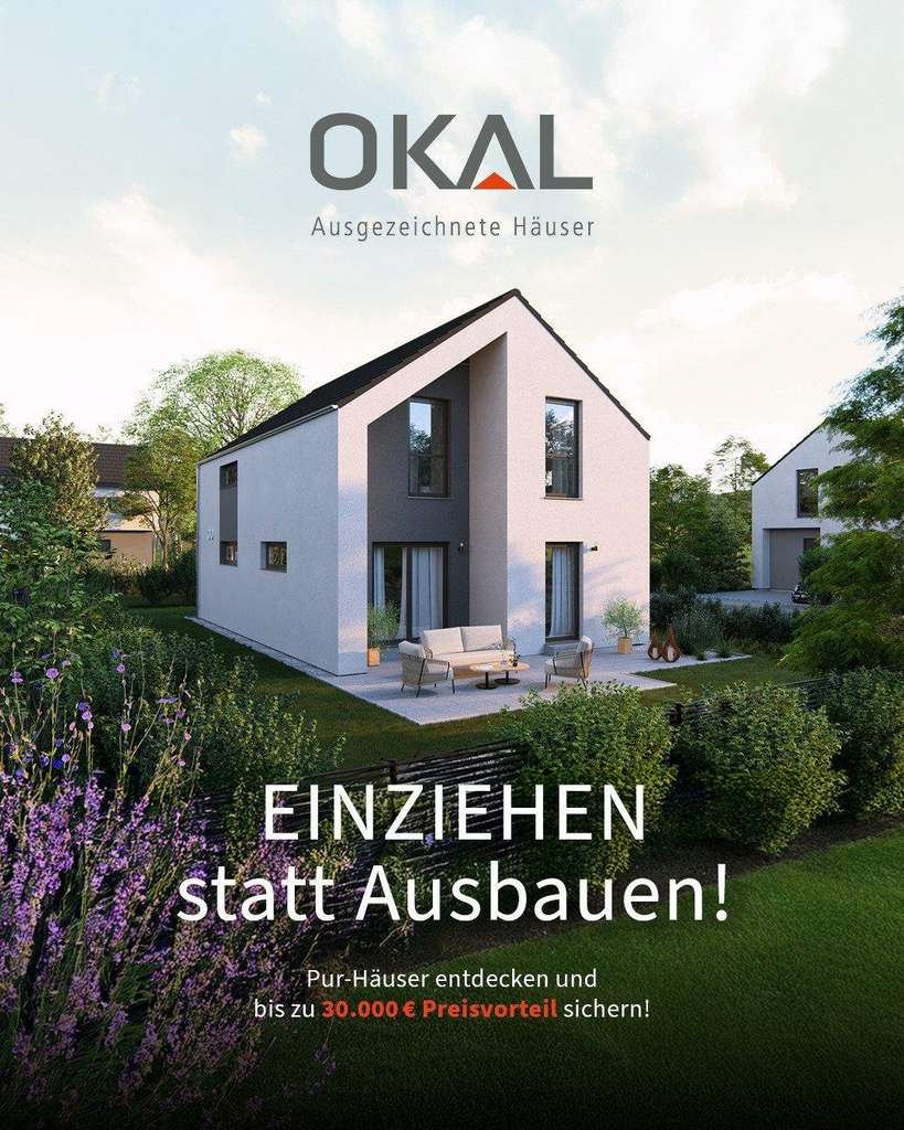 Immobilie in Weeze - Modern bauen mit OKAL - Jetzt Aktionshäuser aus der PUR-Serie sichern! - Bild 0