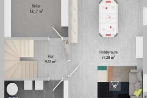 Neubau-DHH mit Süd-West-Garten in Augsburg-Neubergheim – Die vollständige Adresse der Immobilie erhältst du vom Anbieter., 86199 Bergheim, Augsburg – Vorschaubild 7