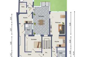 ALTBAU-CHARME AUSSEN, MODERNER WOHNKOMFORT INNEN – DREI WOHNEINHEITEN & PARKÄHNLICHER GARTEN – Die vollständige Adresse der Immobilie erhältst du vom Anbieter., 41061 Gladbach, Mönchengladbach – Vorschaubild 27