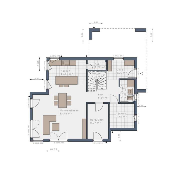 Grundriss Erdgeschoss