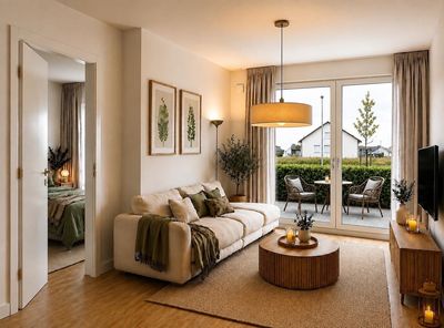 2-Zimmer-Wohnung mit Terrasse – Ihr Rückzugsort im Grünen.