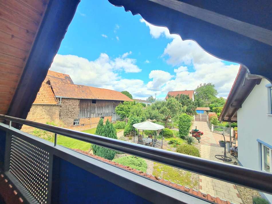 Ferienhaus, Balkon