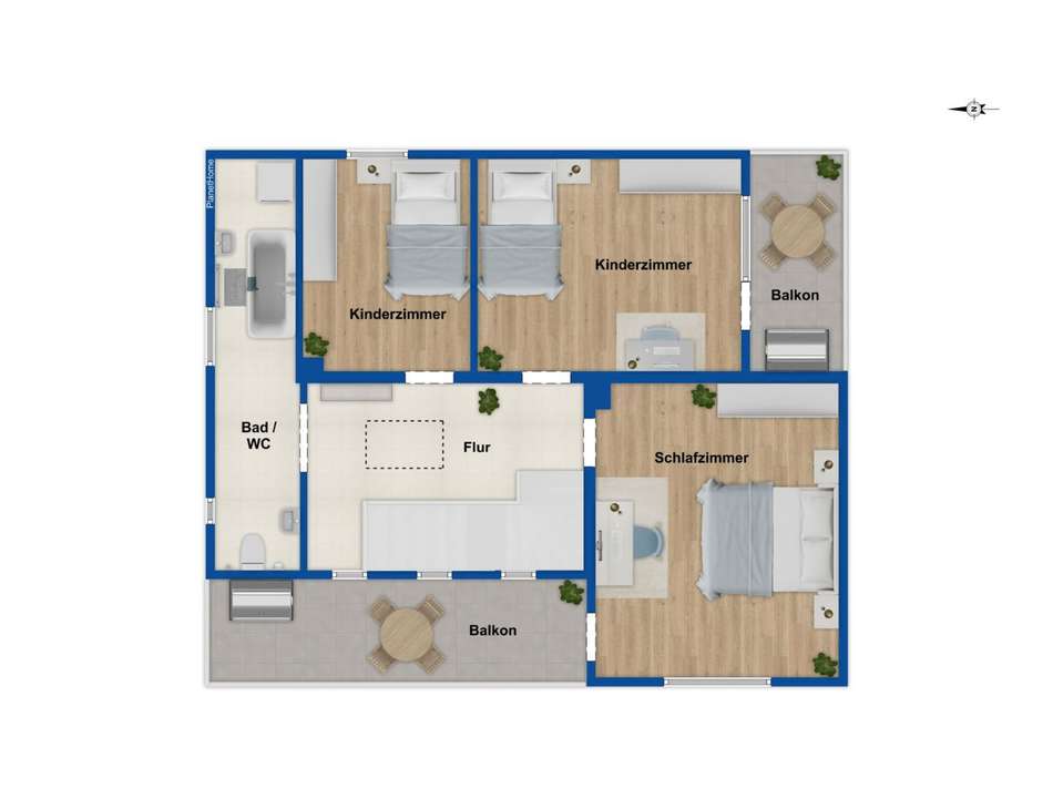 Grundriss - Obergeschoss