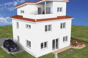 schönes zentrumsnahes Einfamilienhaus mit viel Platz und Dachterrasse in Geisenhausen